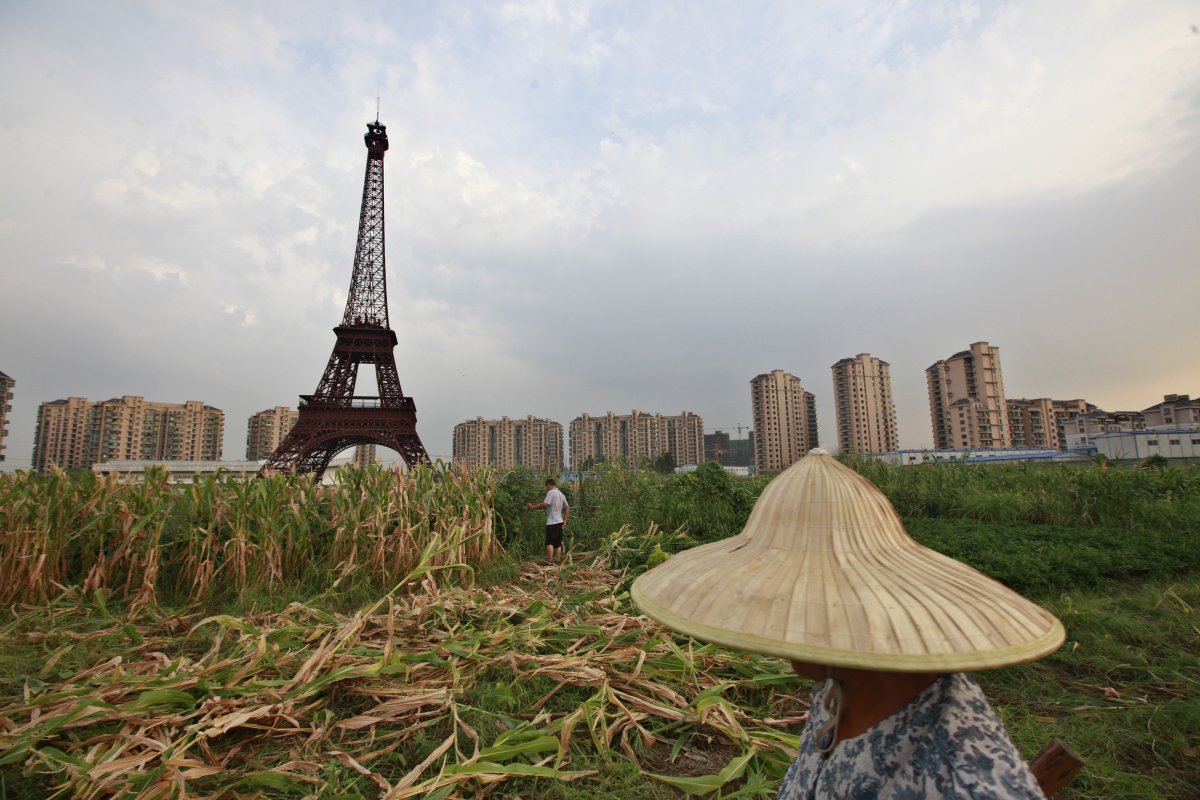 In China they built a replica of Paris