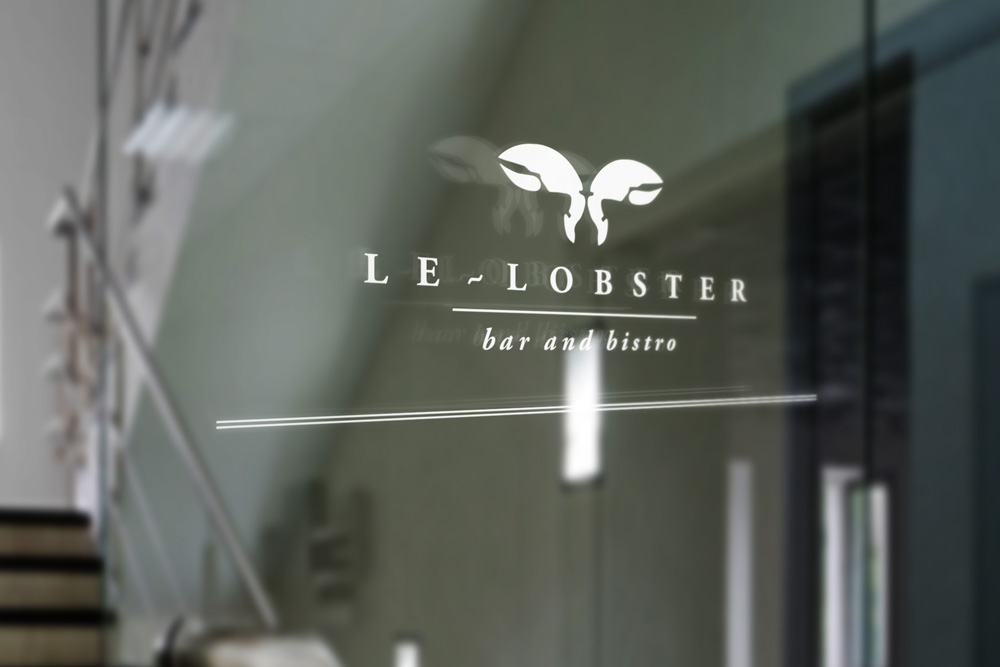 Le-Lobster Bistro, Liverpool – Door Logo